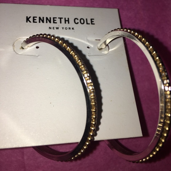 Kenneth Cole silver hops with gold beads NWT - Picture 2 of 4