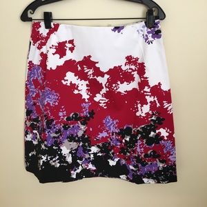 Elie Tahari Printed Short Skirt