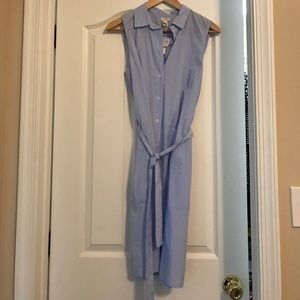 Jcrew factory sleeveless shirt dress