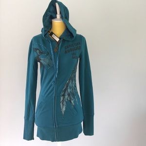 ⭐️final price drop⭐️NWT Christian Audigier hoodie