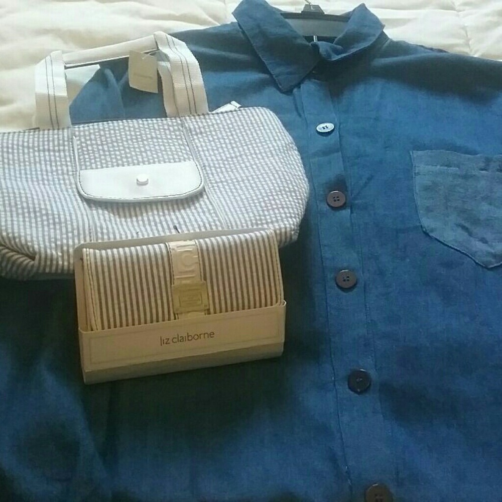 NWT Ladies Liz Claiborne Handbag & Matching Wallet