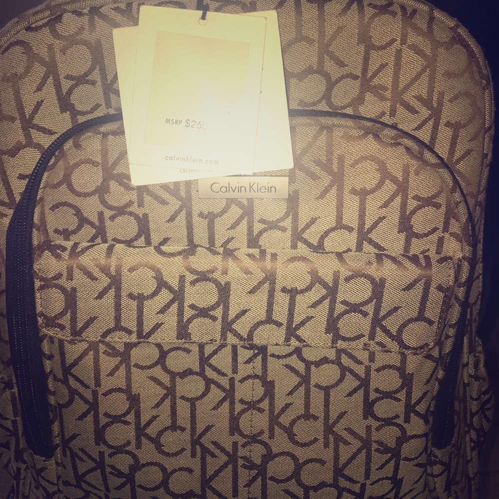 Calvin Klein luxury travelers backpack (w/tags)