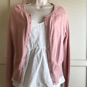 Forever 21 Pink Cardigan