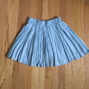 Blue flowy skirt