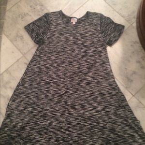 Carly lularoe S black and white.