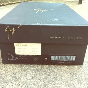 Giuseppe Zanotti Design black leather booties