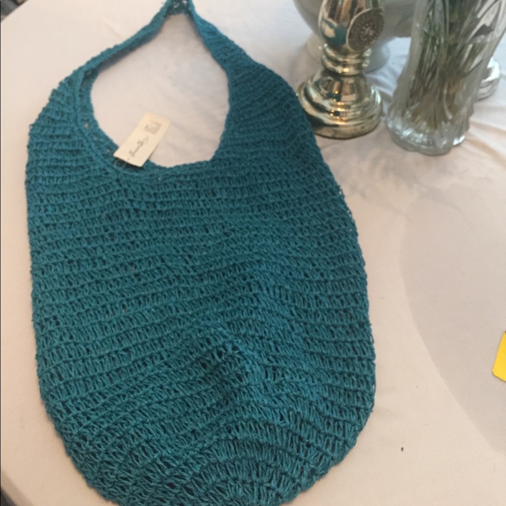 NWT blue sac bag