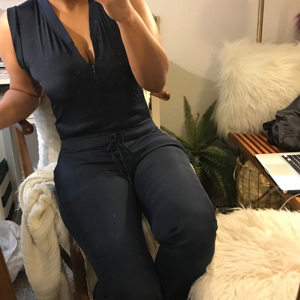 🖤 Bloomingdales Aqua Jumpsuit