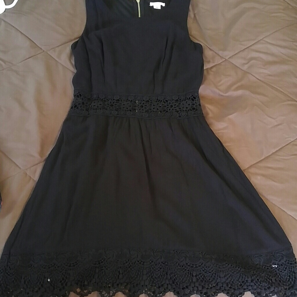 Black lace short dress *FREEgiftw/purchase!