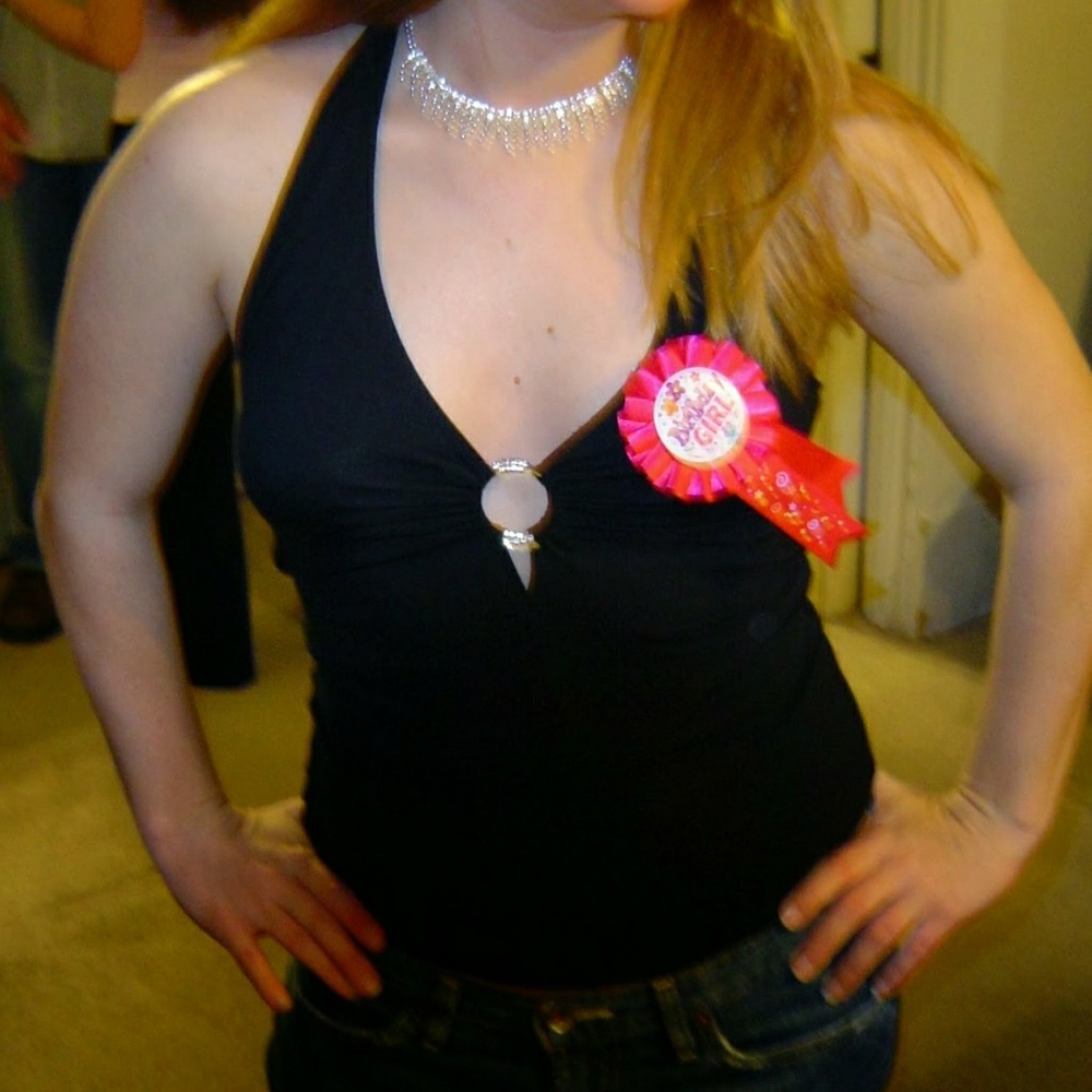 Black Halter Top