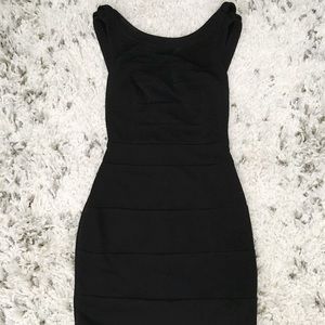 Black Bondage Mini Dress