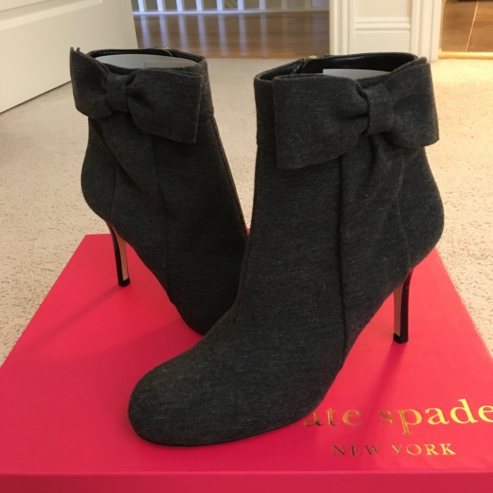 Kate Spade Grey Ankle Boots <made in Italy >