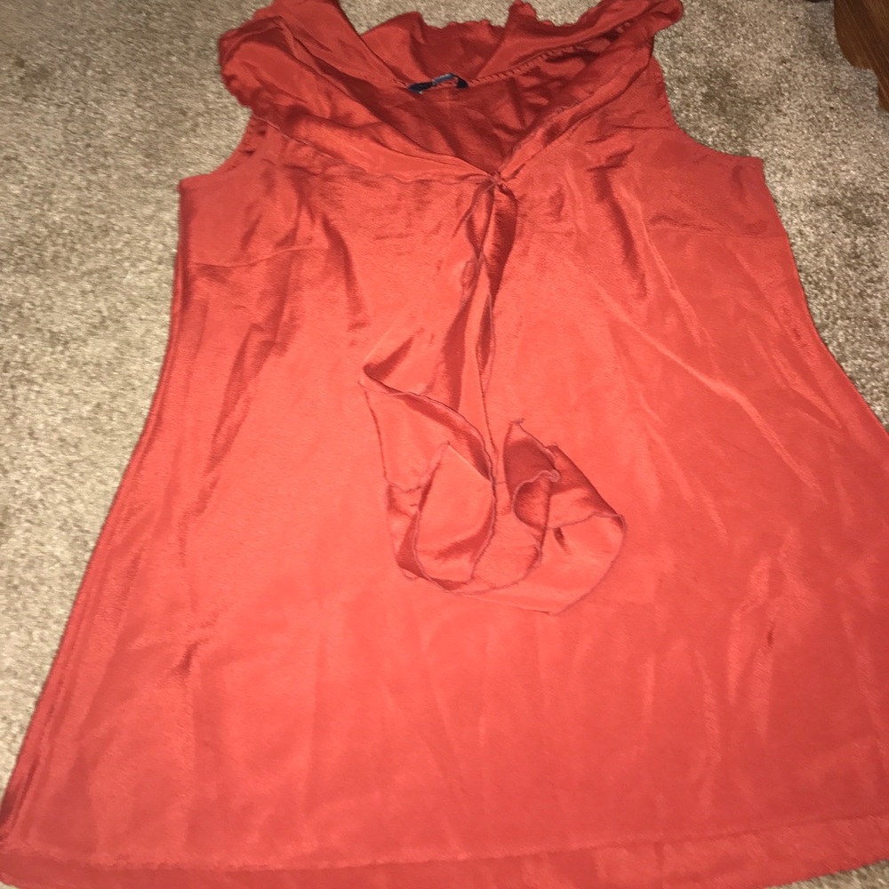 Burn orange Banana Republic Blouse