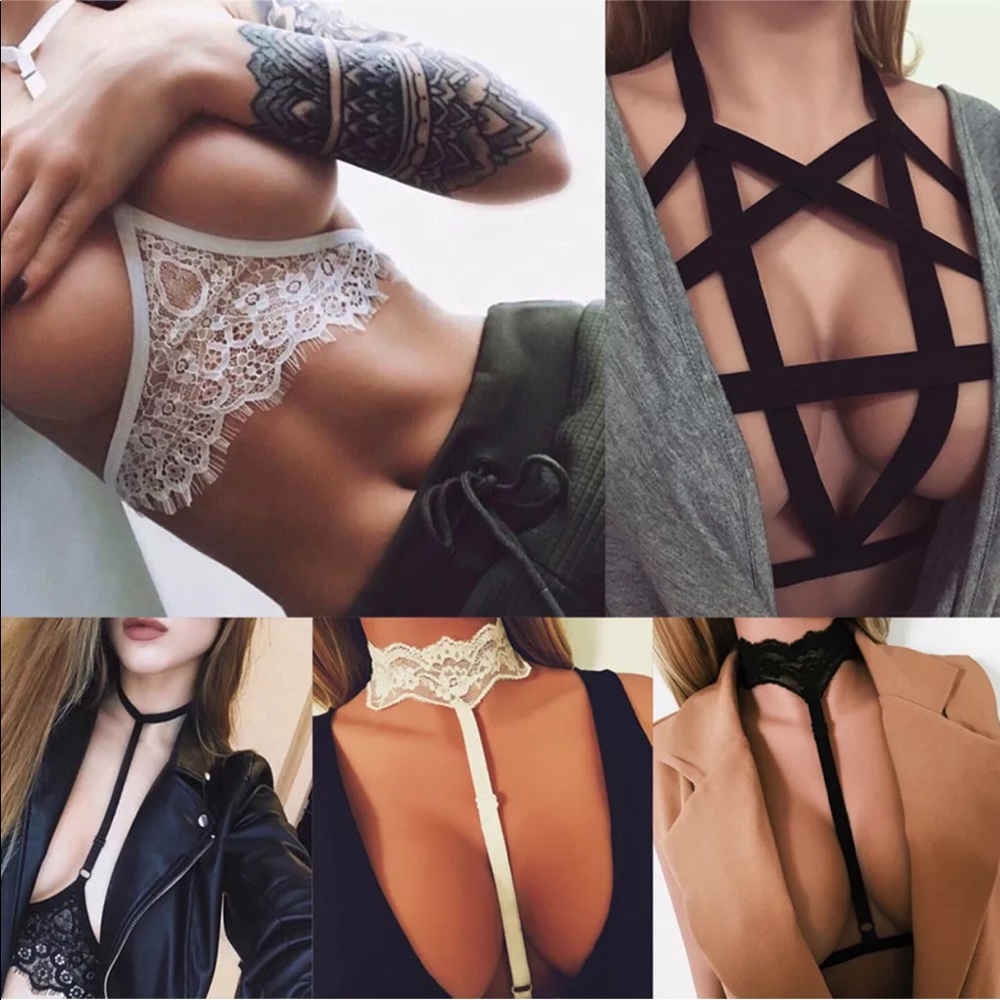 💕Sexy Strappy Lace Harness💕