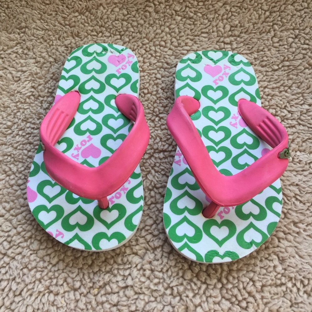 Roxy size 5 baby flip flops