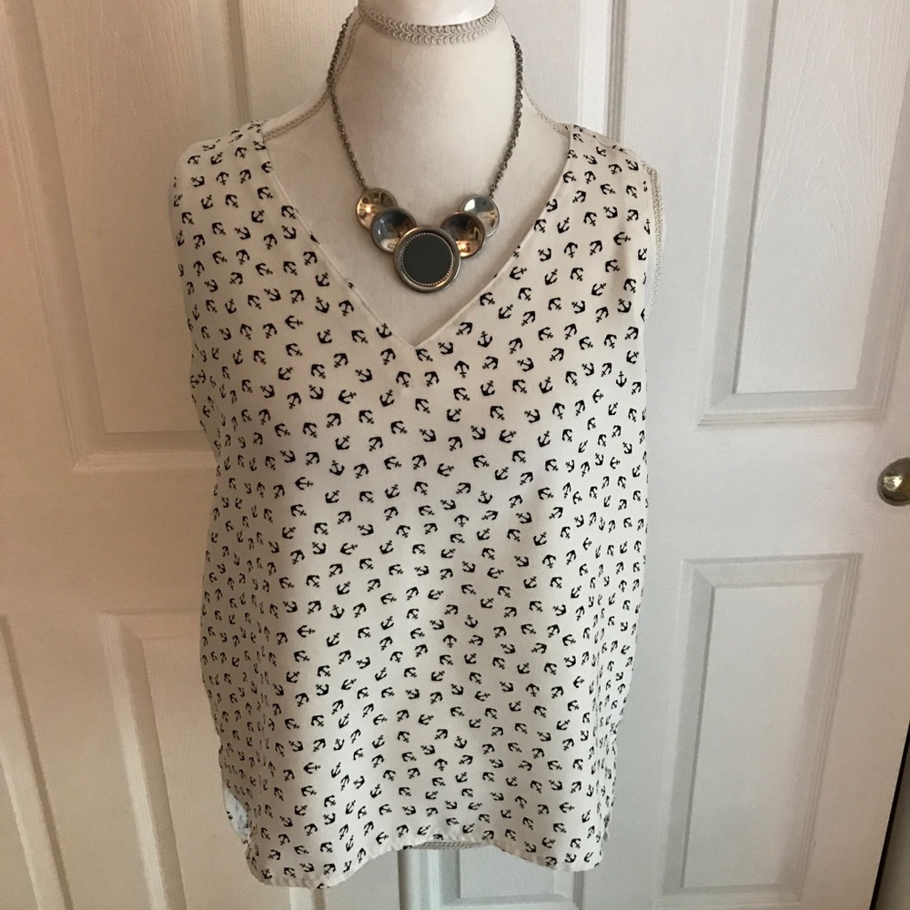 Price reduced! Ann Taylor Factory Anchor ⚓️ Blouse