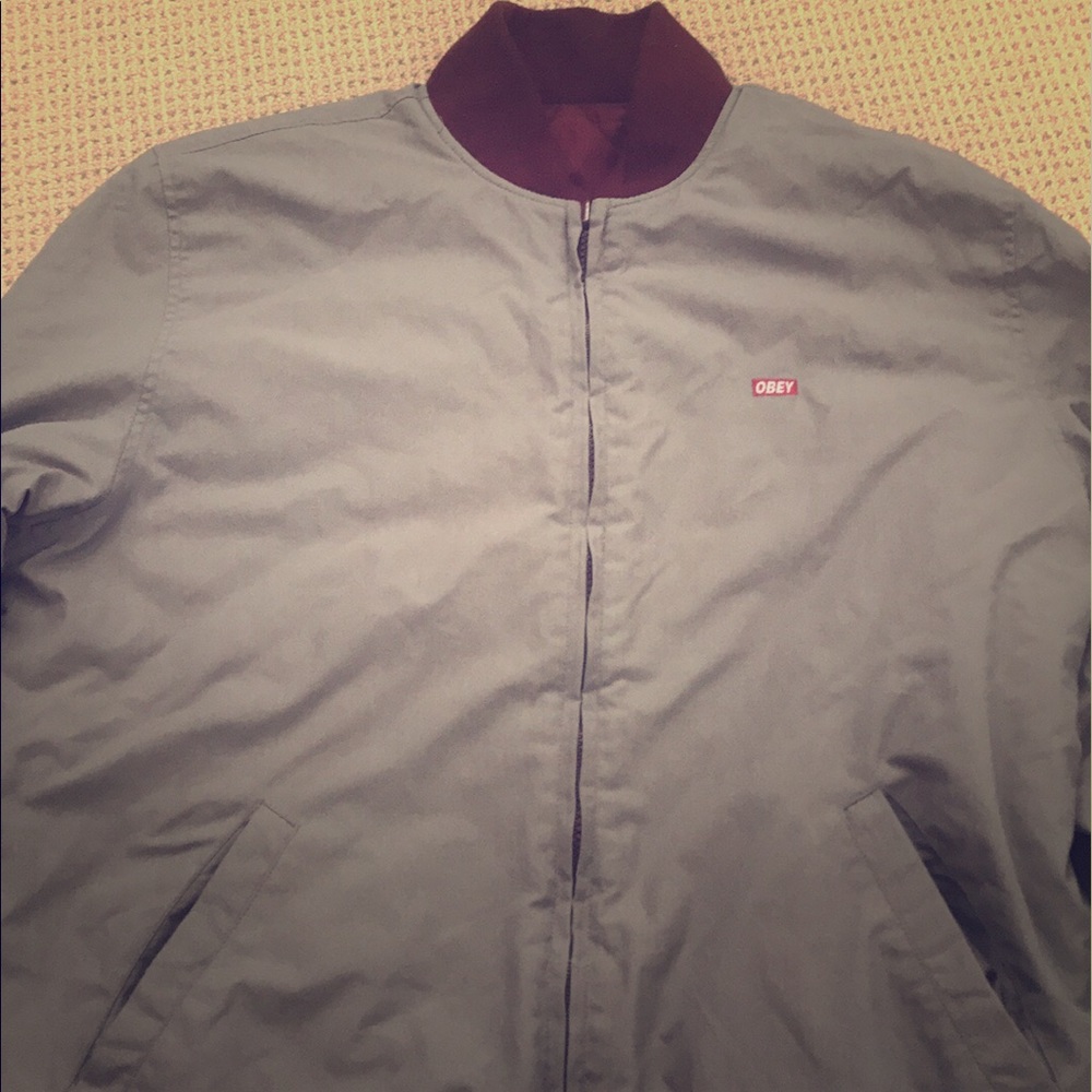 Obey Varsity OG reversible jacket (Large)