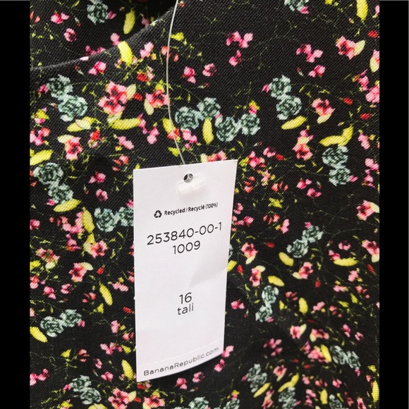 NWT - Banana Republic sheath floral print dress - Picture 3 of 5