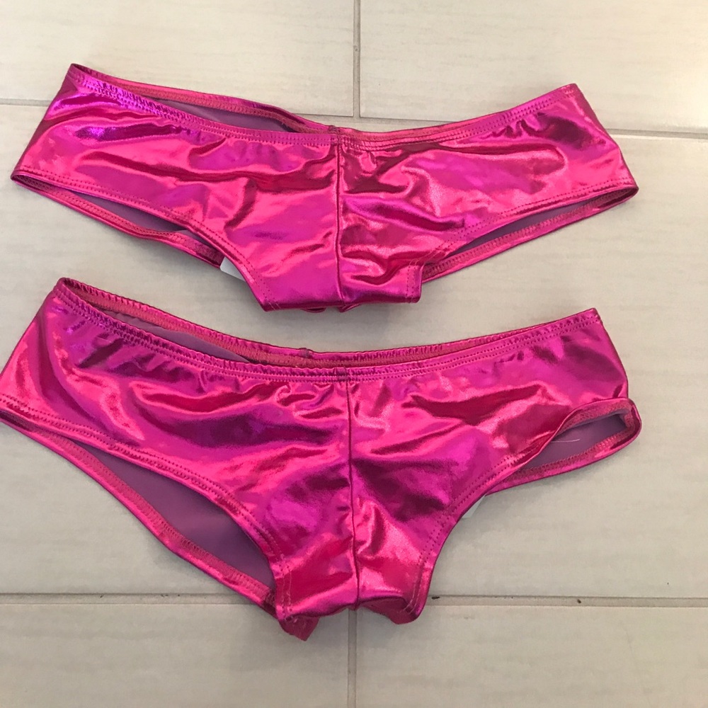 Pink Puckerback Shorts