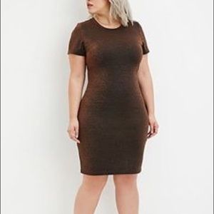 Shimmery Copper Bodycon