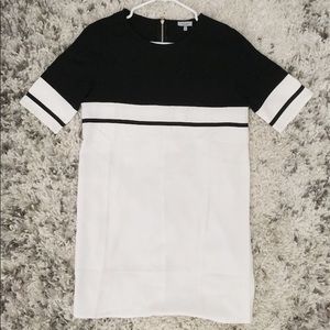 Black and White Shift Dress