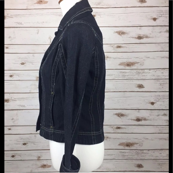 AMI of PARIS Snap Down Denim Jean Jacket Sz S - Picture 5 of 7