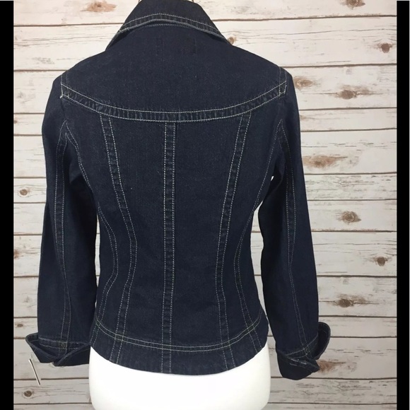 AMI of PARIS Snap Down Denim Jean Jacket Sz S - Picture 6 of 7