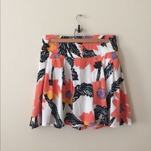 Free People floral print skirt