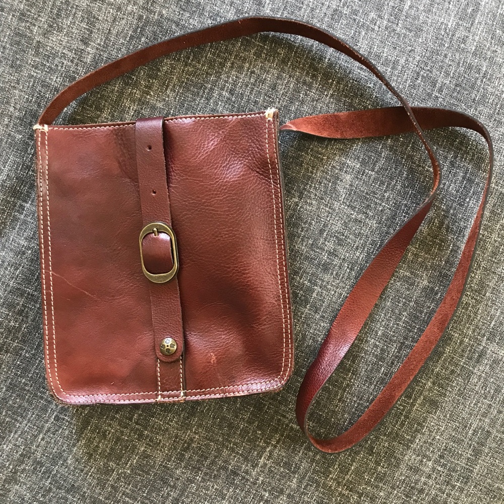 Patricia Nash Italian Leather Cross-Body Messenger