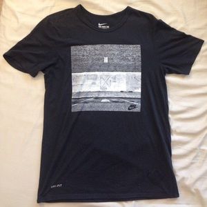Black Nike Dri-Fit Graphic Tee