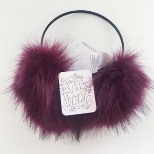 NWT! Free People Earmuffs, Purple.