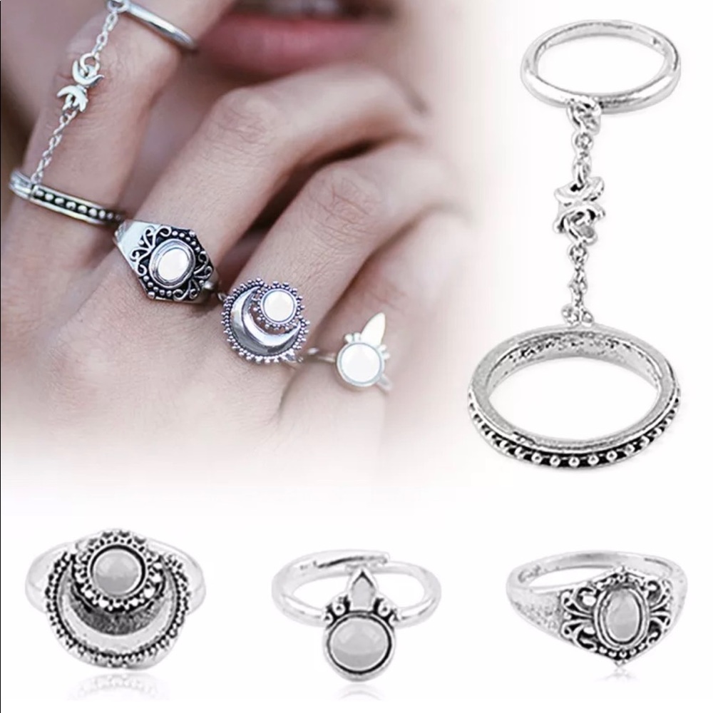 ❤️ Brand New Retro Punk Rings - Picture 8 of 8