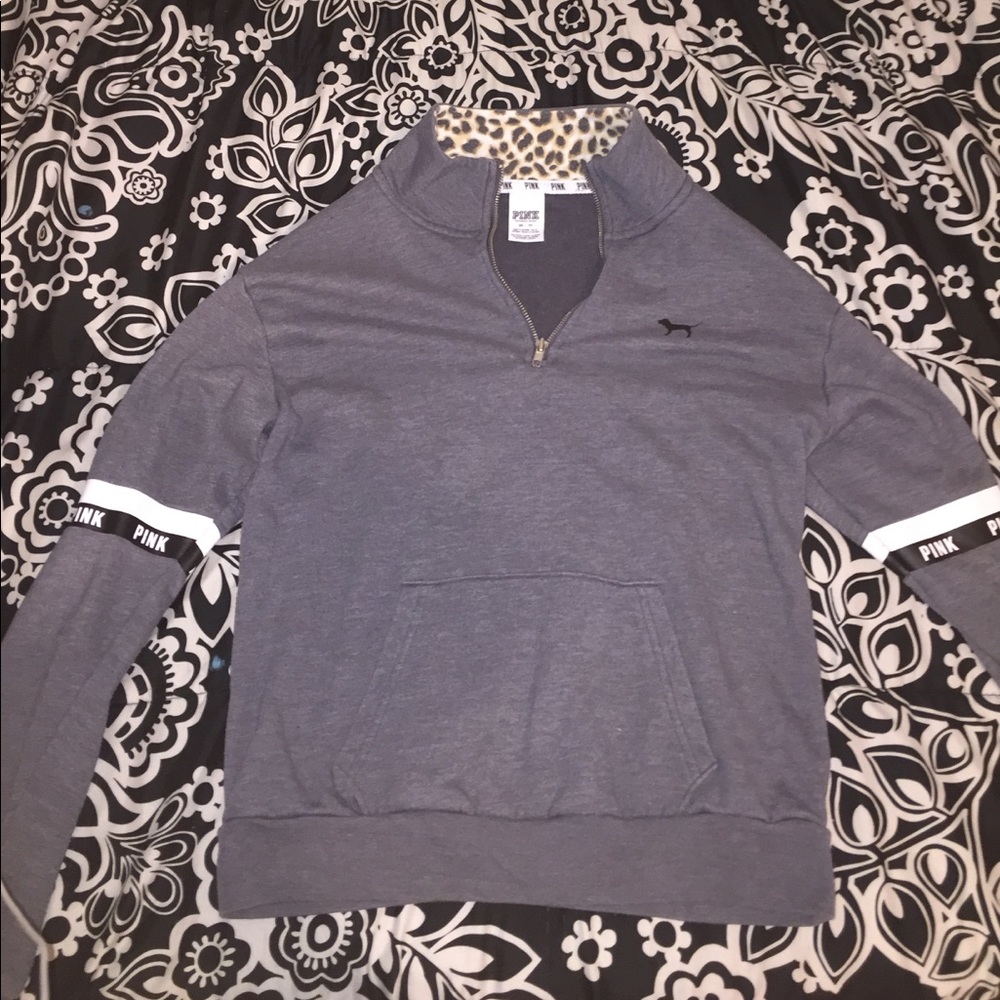 Pink brand pull over