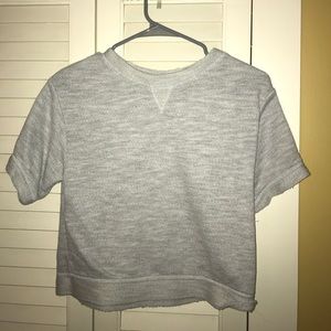 Cropped Terri cloth sweater