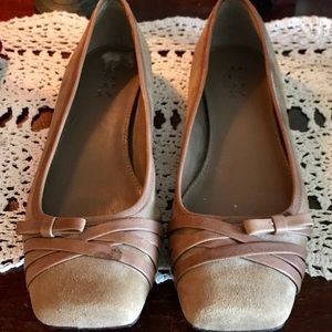 BCBG cute suede flats.