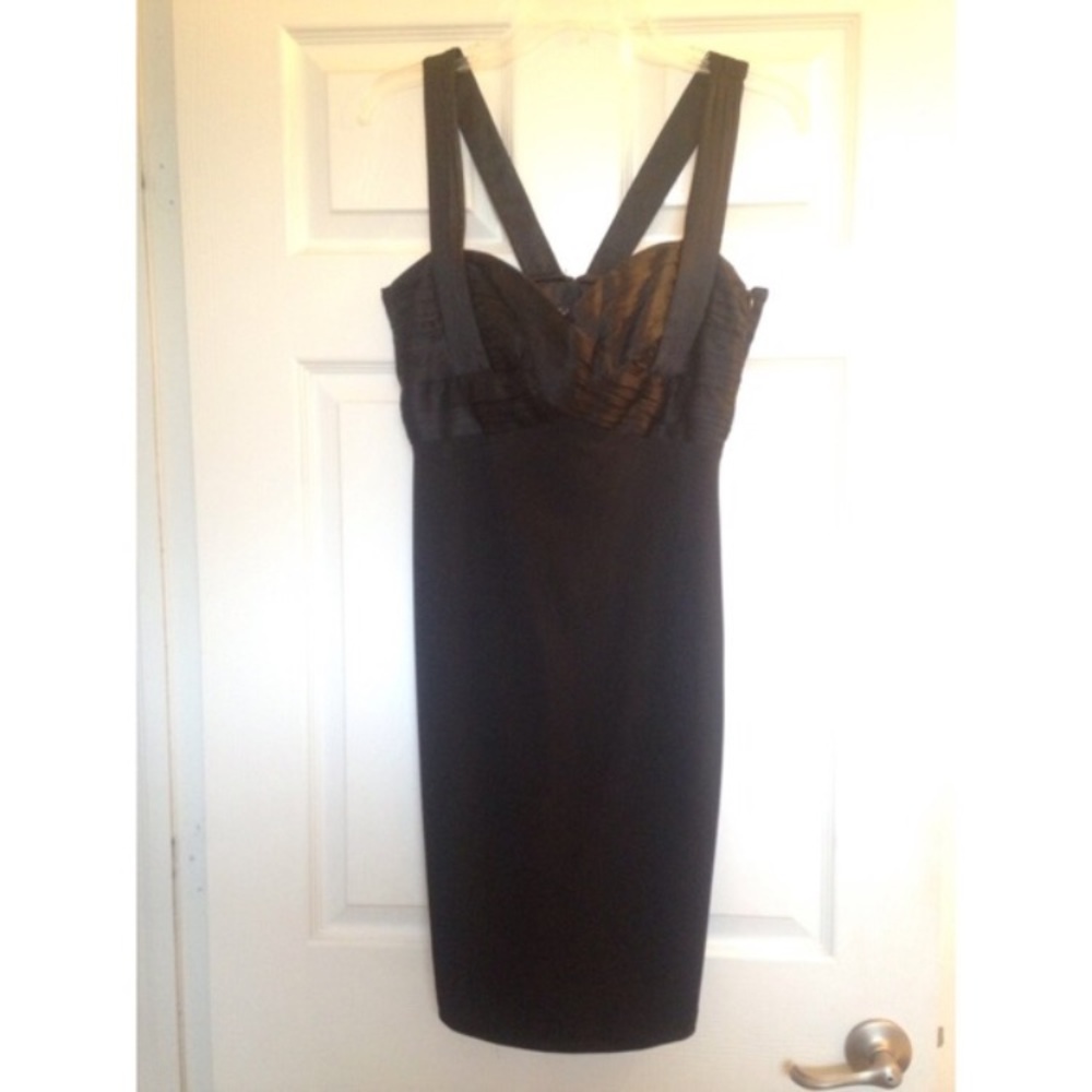 Black cocktail dress