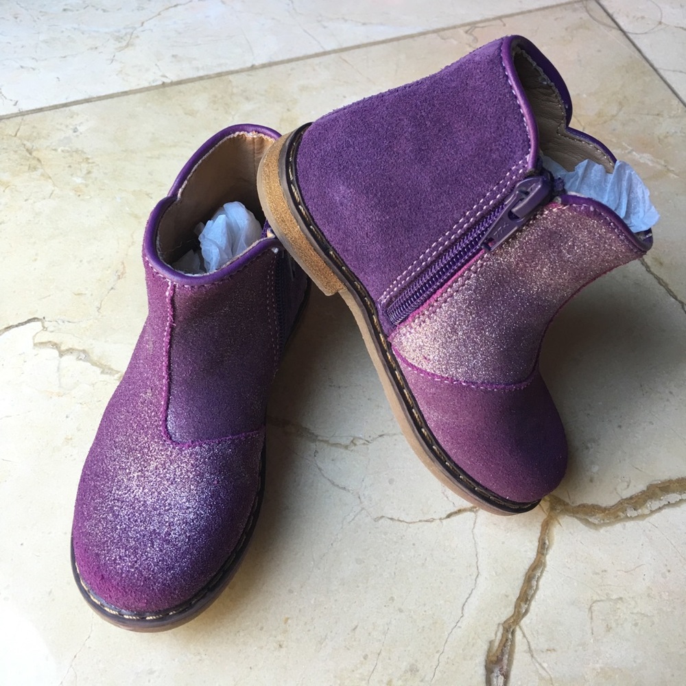 Tucker & Tate Purple Booties