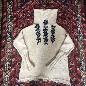 Free People cowl neck sweater