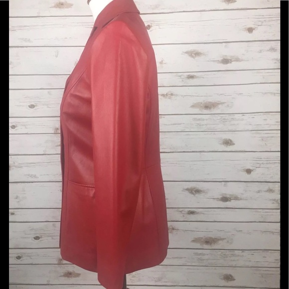 ViNTaGE NORDSTROM Entier Lined Leather Jacket P2 - Picture 4 of 7