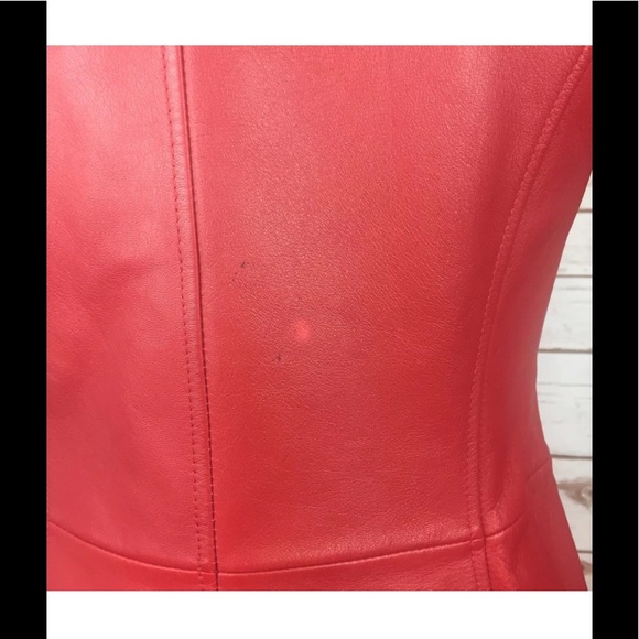 ViNTaGE NORDSTROM Entier Lined Leather Jacket P2 - Picture 6 of 7