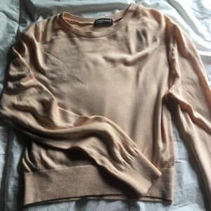 American Apparel baby pink sweater