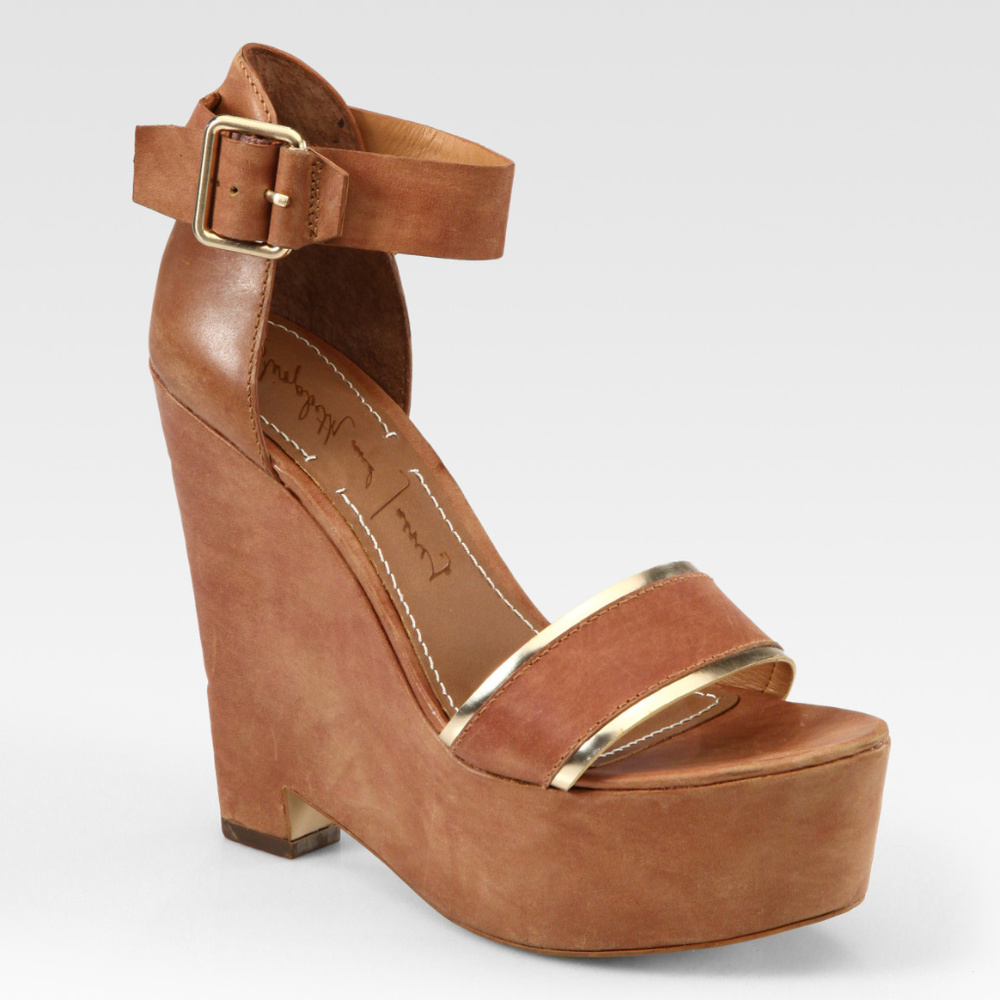 Elizabeth and James Sibil Wedge Platform Sandals