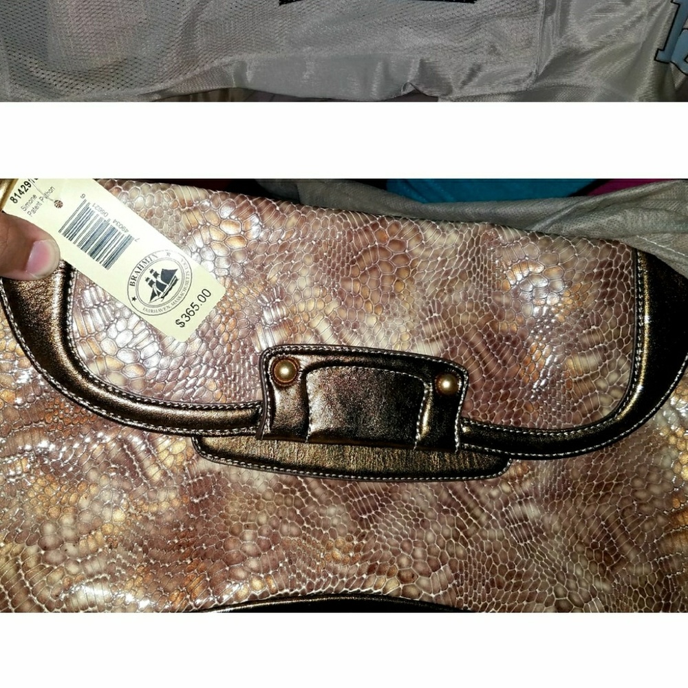 Brahmin snake skin pocketbook