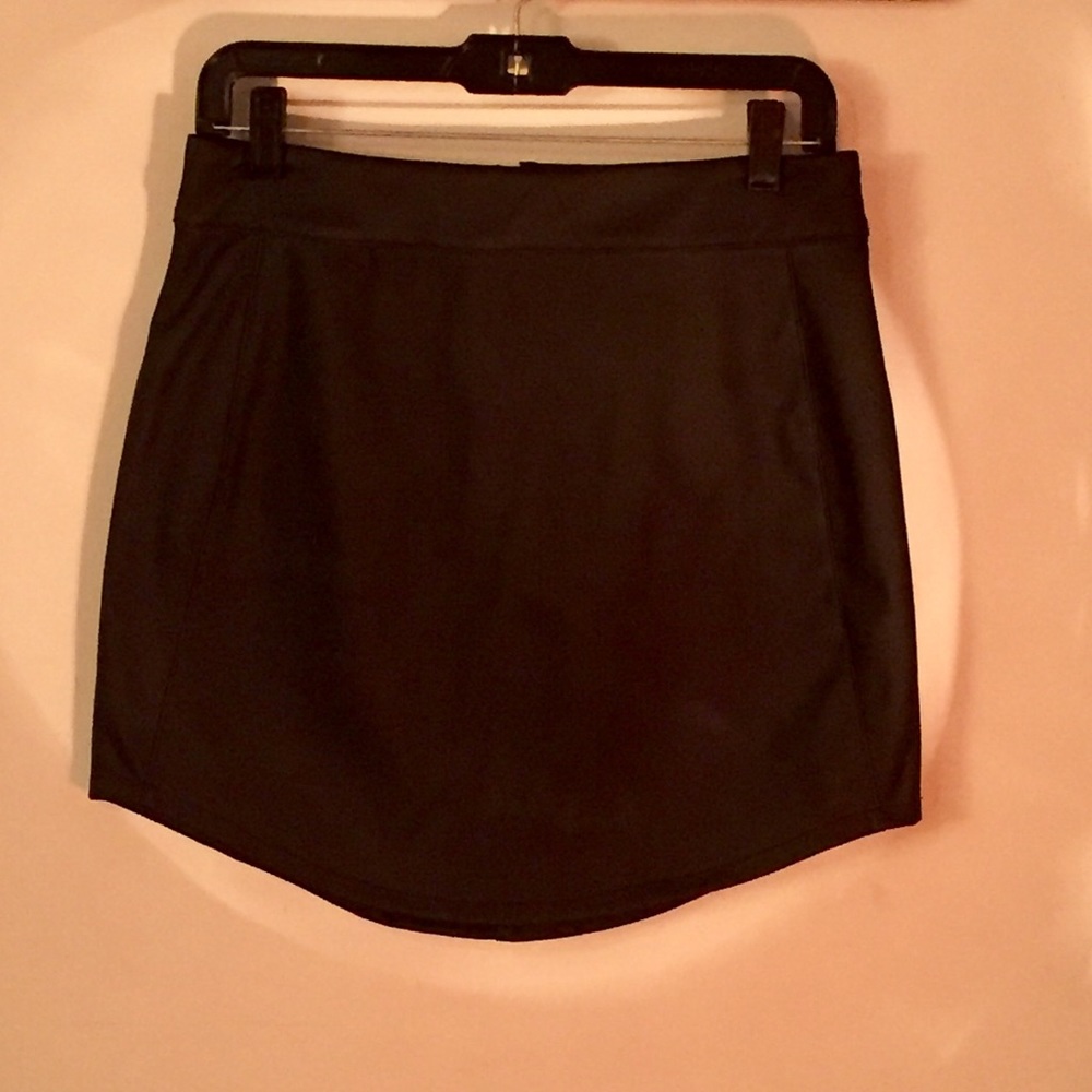 Charlotte Russe - Black faux leather mini skirt
