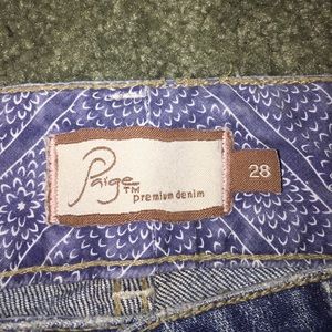 Paige Premium Denim woman's Jeans Size 28