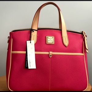 Dooney and Bourke Hot Pink Daniella Satchel Purse