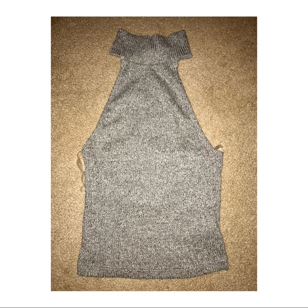 High neck crop top
