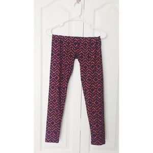 Lularoe Red Pattern Leggings