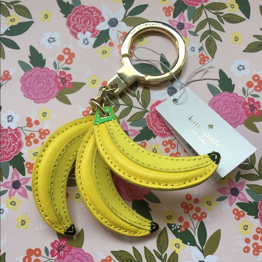 Kate Spade Banana Keychain