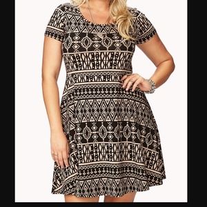 Tribal inspo crochet back dress!